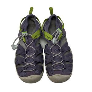 KEEN Newport Neo H2 Kids 1 Purple Green Sandals Water Play Hiking Shoes Boy Girl